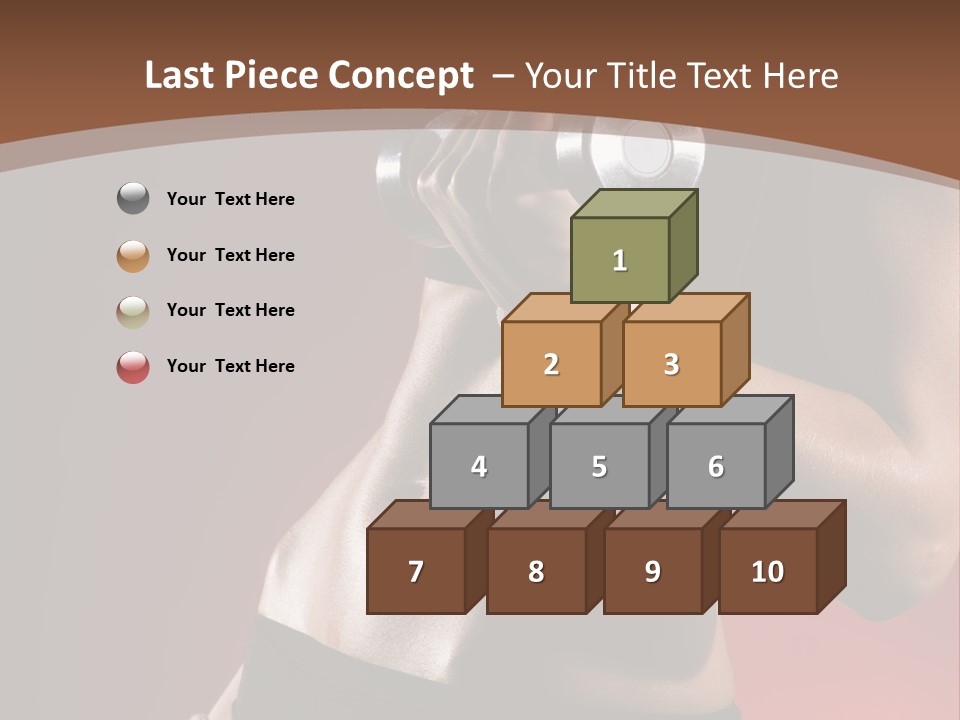 Fit Woman Body PowerPoint Template