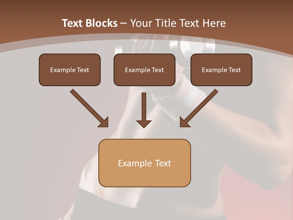 Fit Woman Body PowerPoint Template