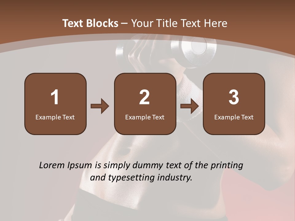 Fit Woman Body PowerPoint Template