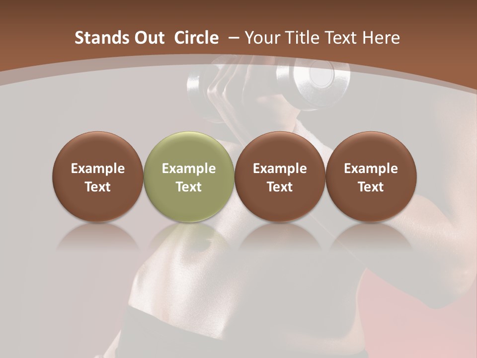 Fit Woman Body PowerPoint Template