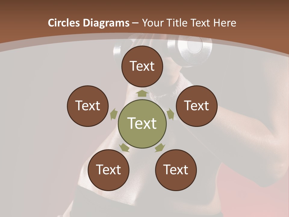 Fit Woman Body PowerPoint Template