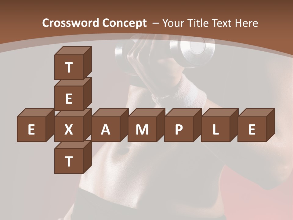 Fit Woman Body PowerPoint Template