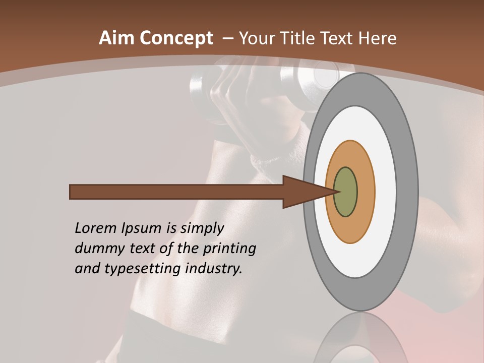 Fit Woman Body PowerPoint Template