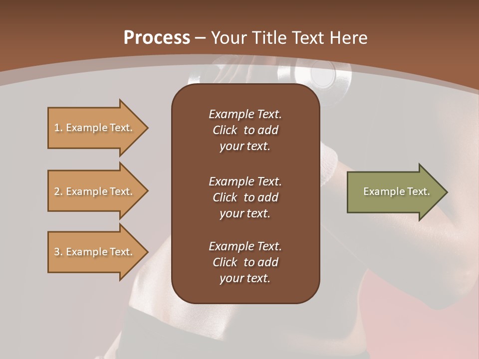 Fit Woman Body PowerPoint Template