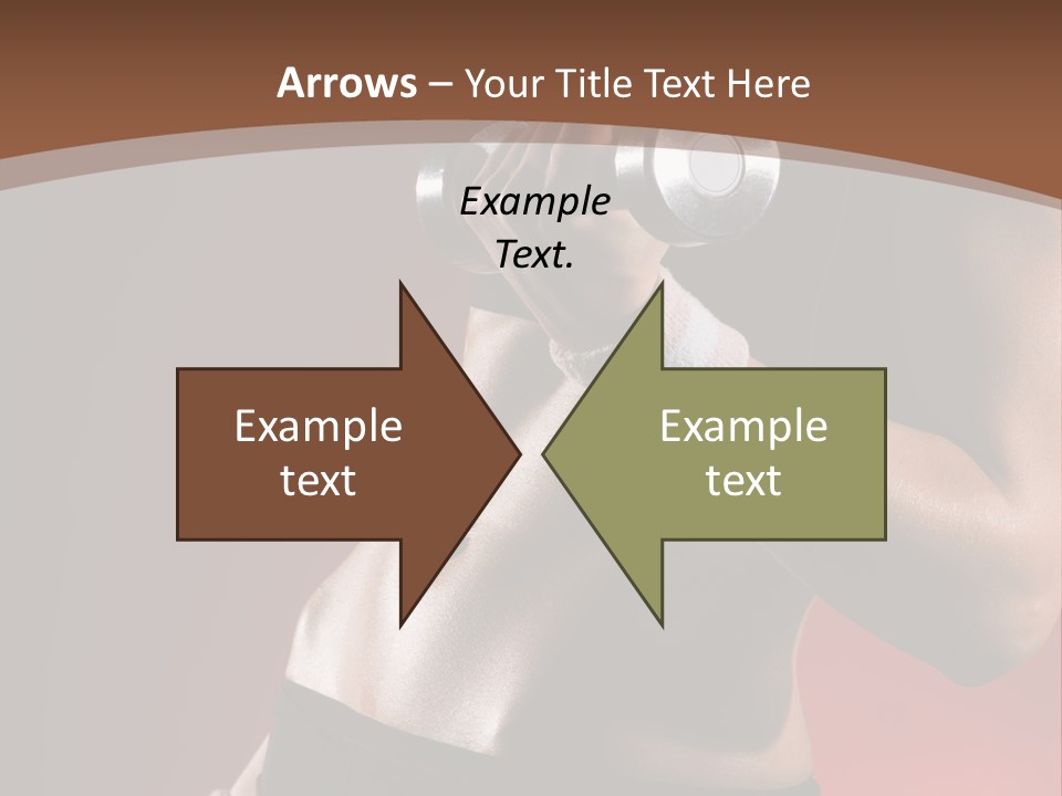 Fit Woman Body PowerPoint Template