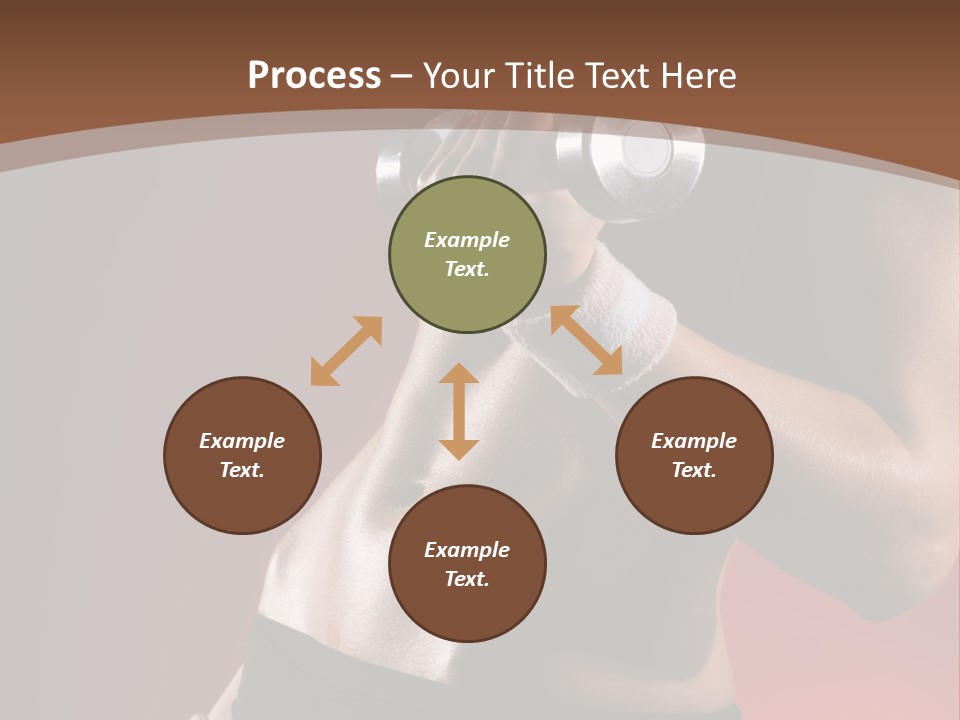 Fit Woman Body PowerPoint Template