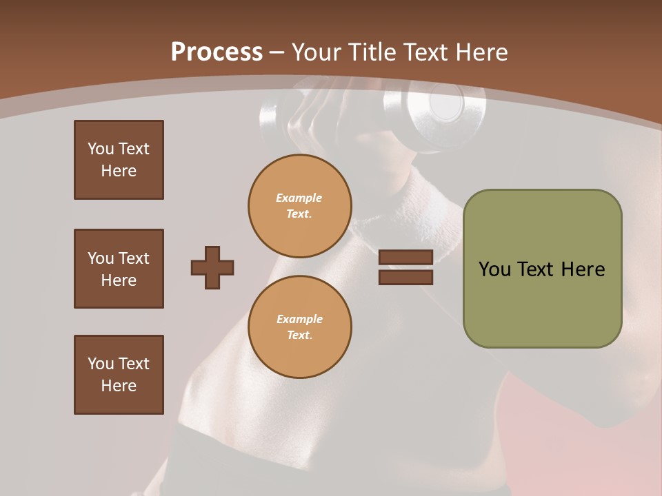 Fit Woman Body PowerPoint Template