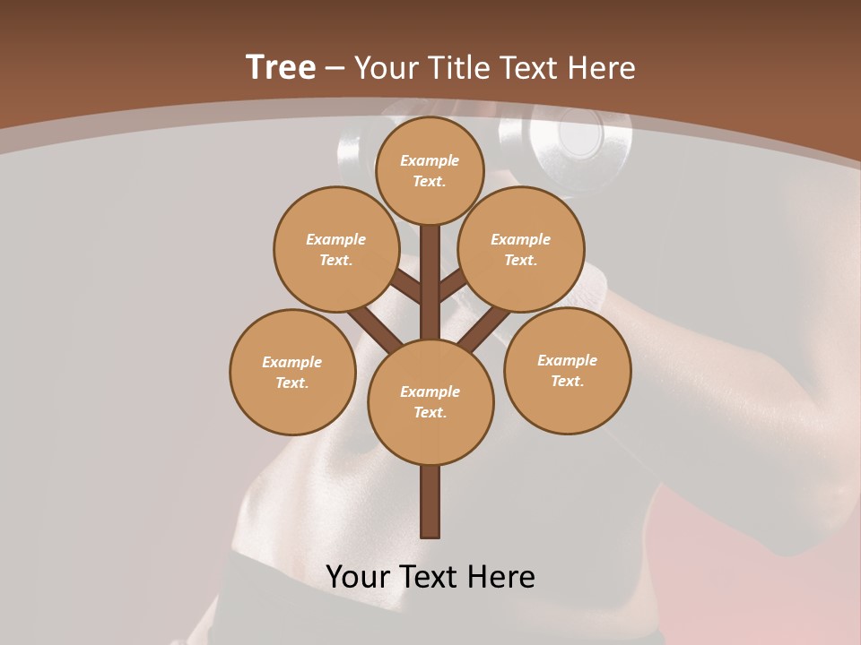 Fit Woman Body PowerPoint Template