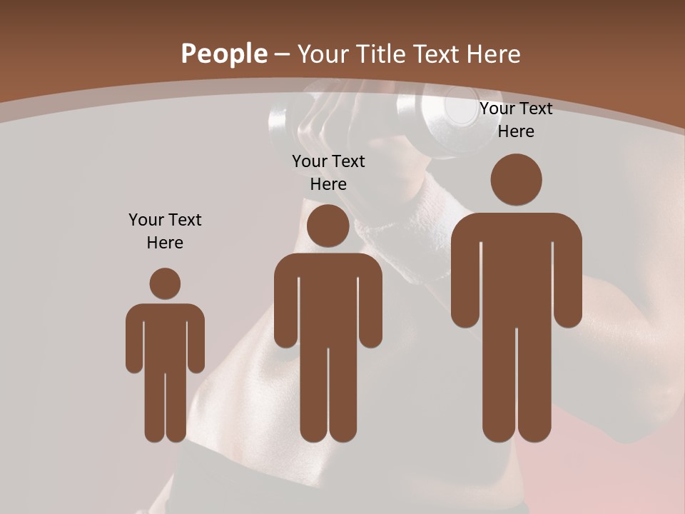 Fit Woman Body PowerPoint Template