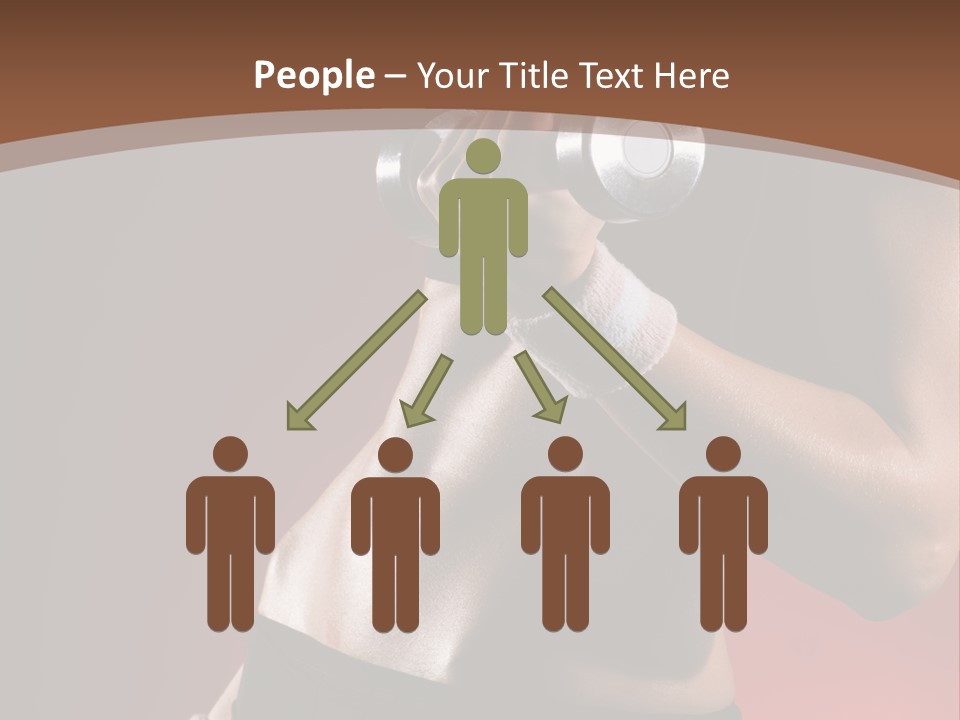 Fit Woman Body PowerPoint Template