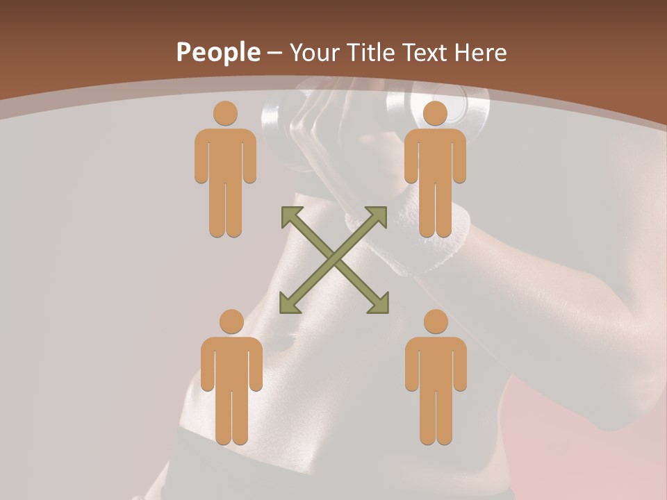 Fit Woman Body PowerPoint Template