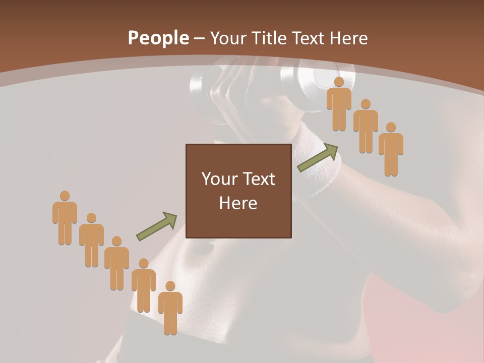 Fit Woman Body PowerPoint Template