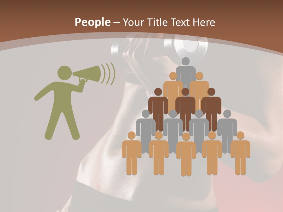 Fit Woman Body PowerPoint Template