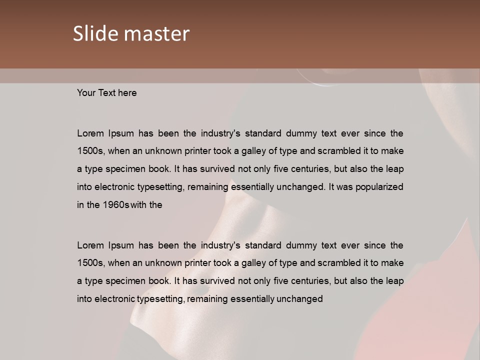 Weight Muscle One PowerPoint Template