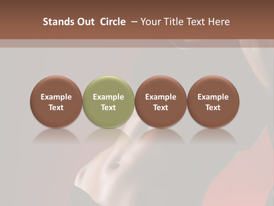 Weight Muscle One PowerPoint Template