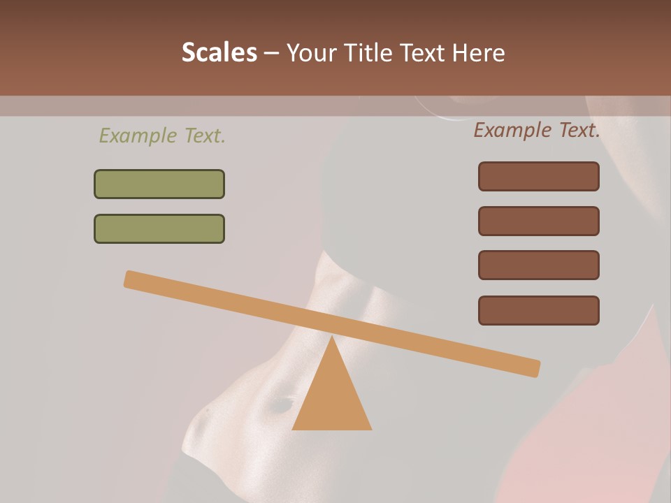Weight Muscle One PowerPoint Template