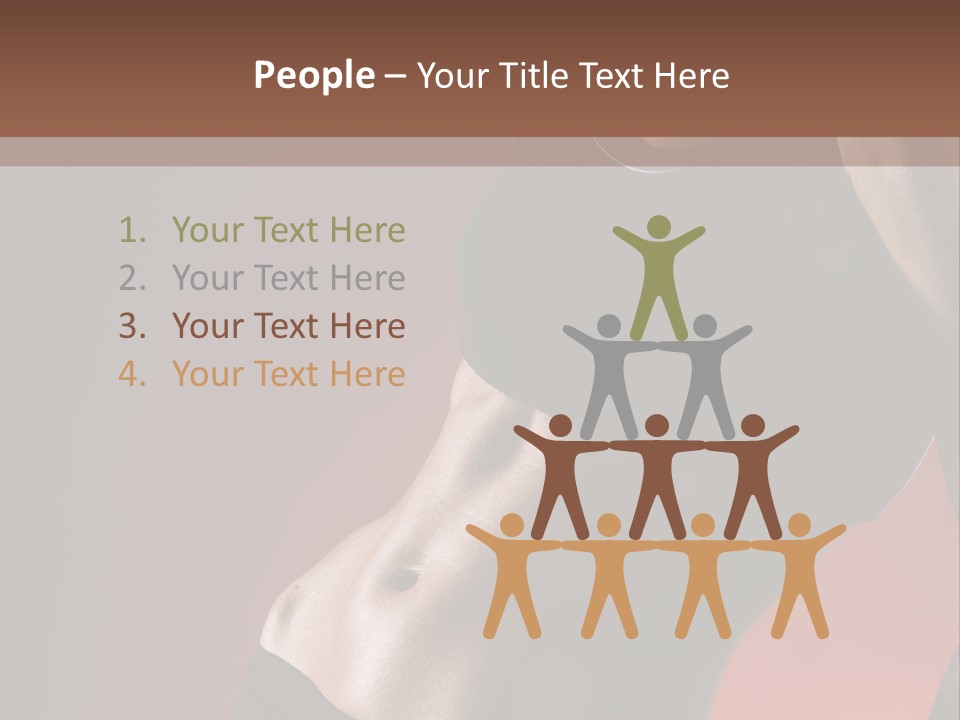 Weight Muscle One PowerPoint Template