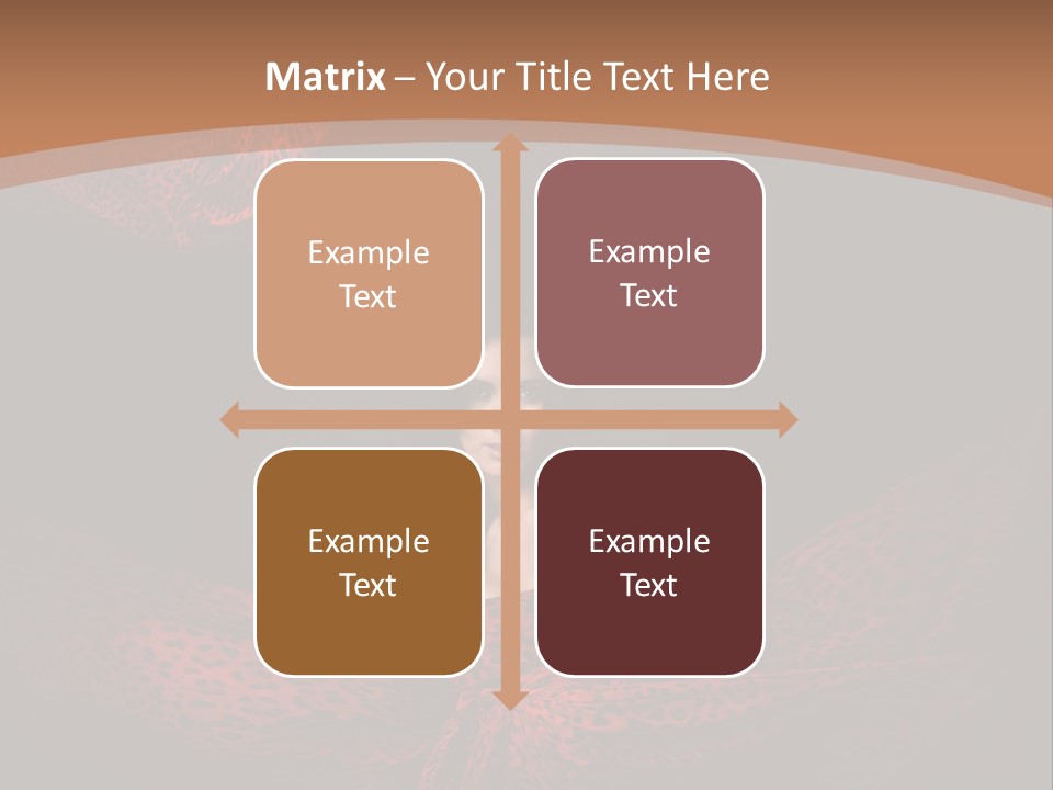 Woman In Red Dress PowerPoint Template