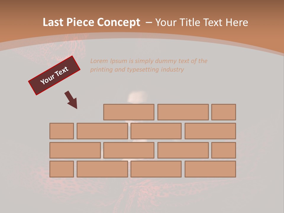 Woman In Red Dress PowerPoint Template