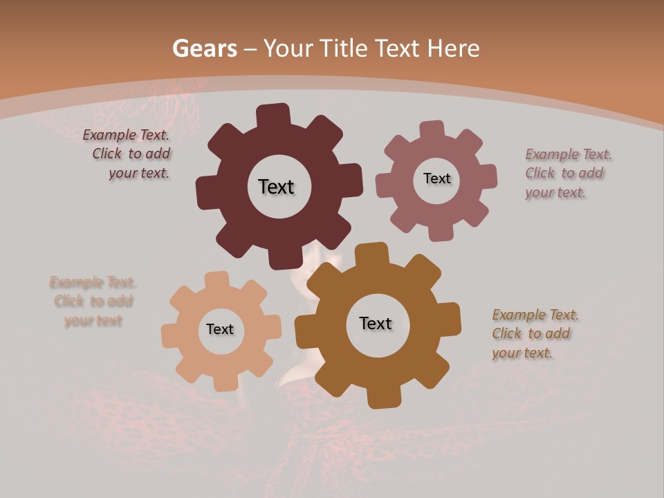 Woman In Red Dress PowerPoint Template