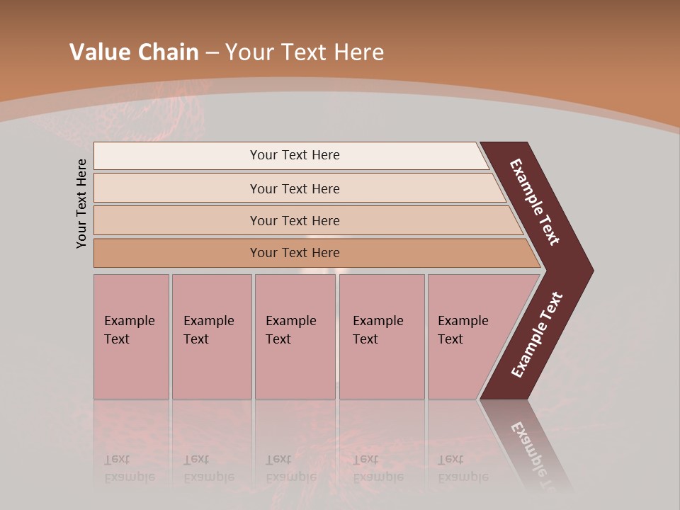 Woman In Red Dress PowerPoint Template