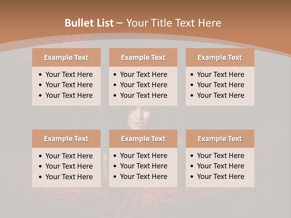 Woman In Red Dress PowerPoint Template