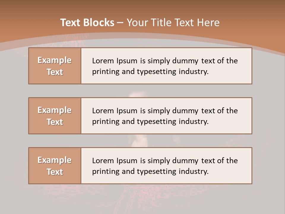 Woman In Red Dress PowerPoint Template