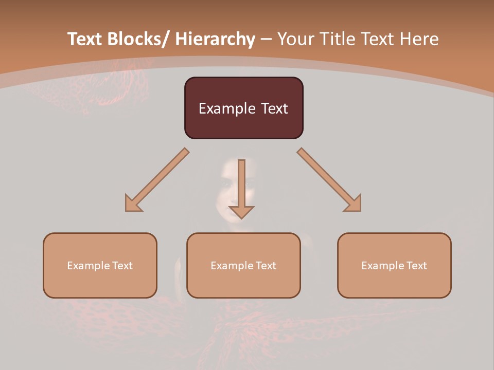 Woman In Red Dress PowerPoint Template