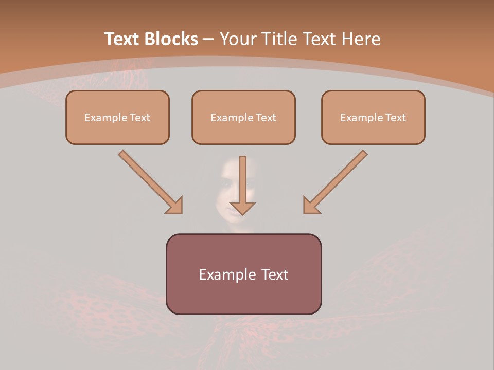 Woman In Red Dress PowerPoint Template