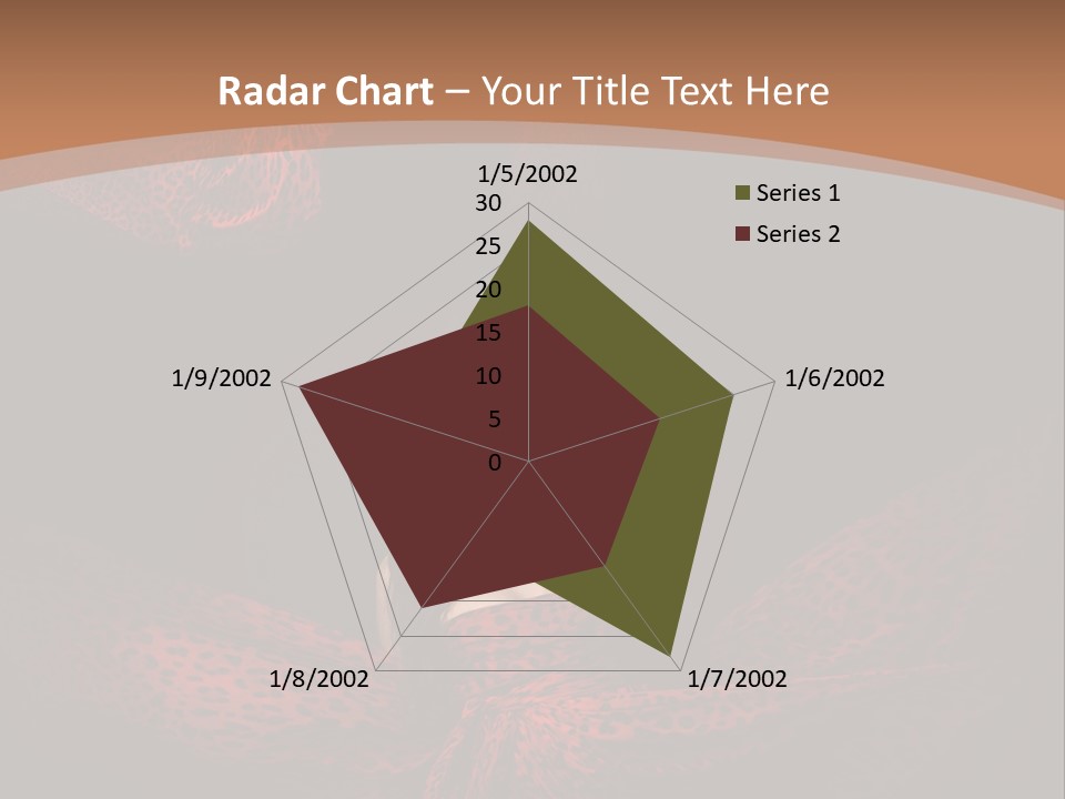 Woman In Red Dress PowerPoint Template