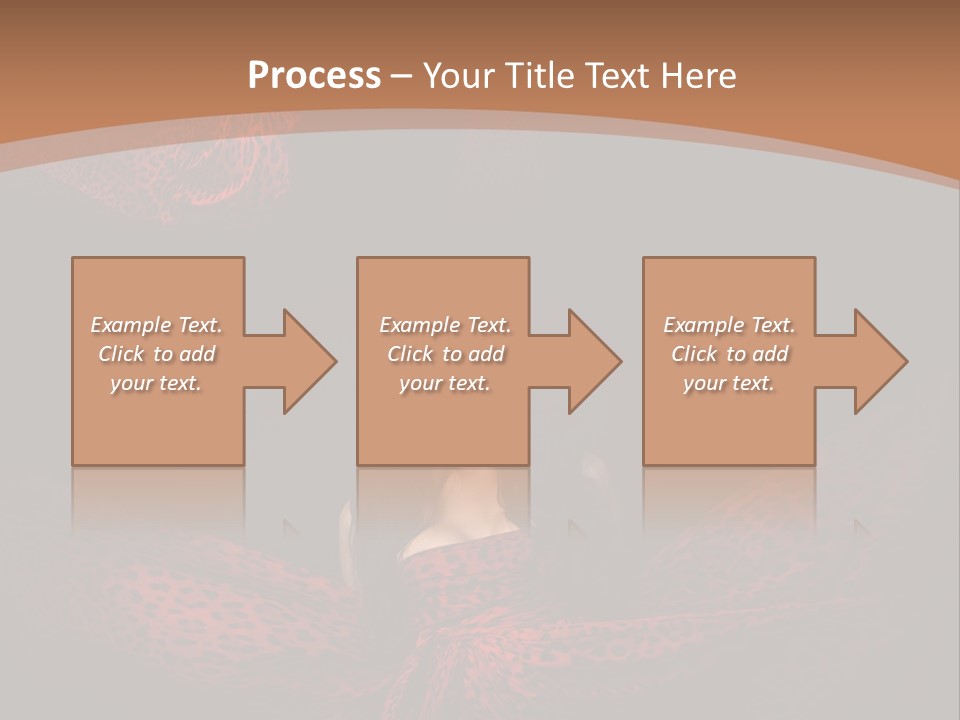 Woman In Red Dress PowerPoint Template