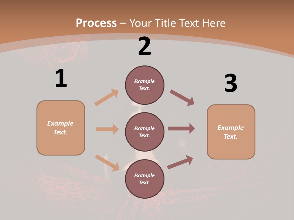 Woman In Red Dress PowerPoint Template