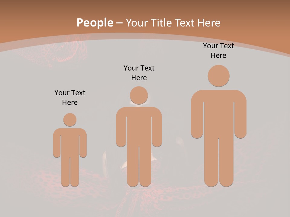 Woman In Red Dress PowerPoint Template