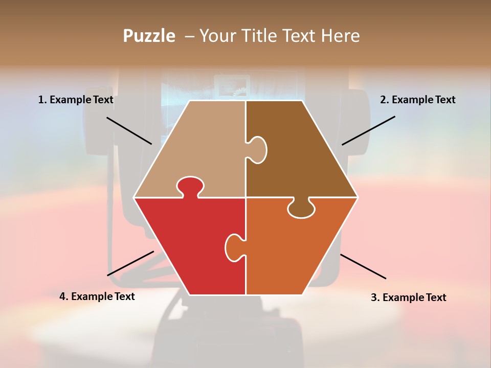 Video Camera Viewfinder PowerPoint Template