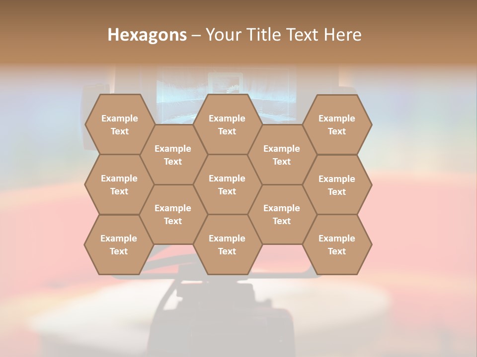 Video Camera Viewfinder PowerPoint Template