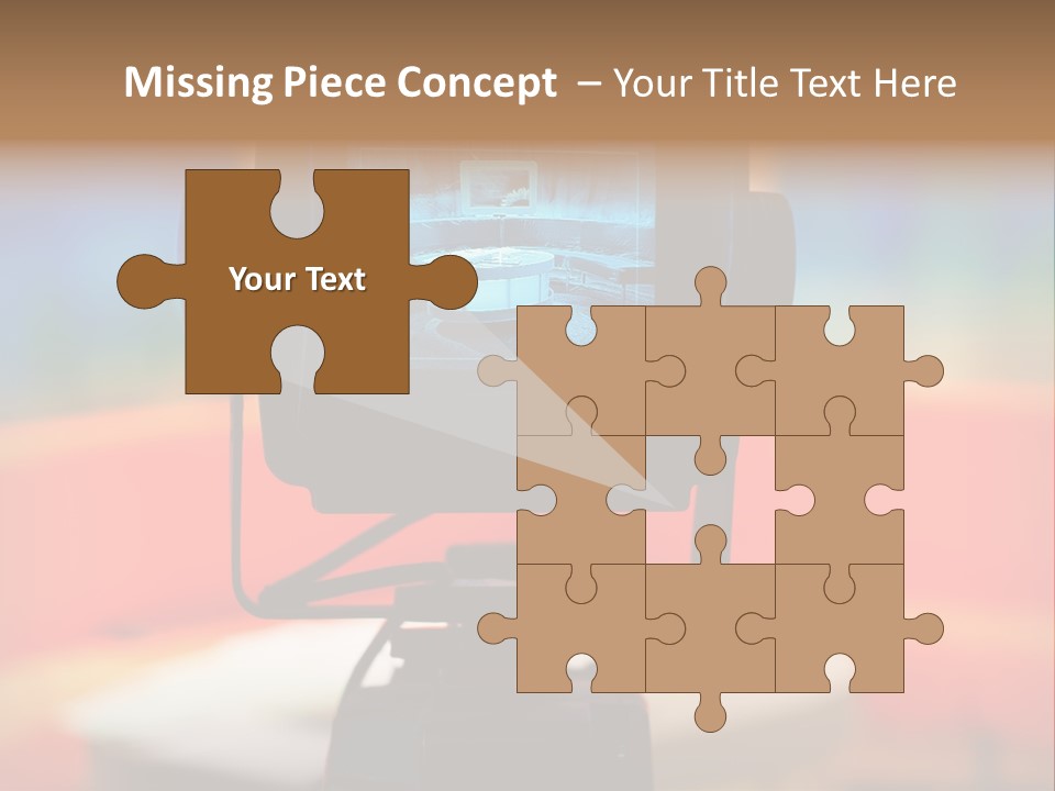 Video Camera Viewfinder PowerPoint Template