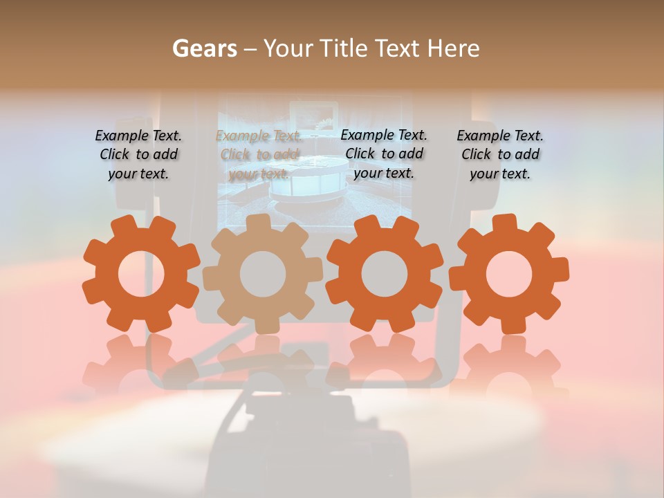 Video Camera Viewfinder PowerPoint Template