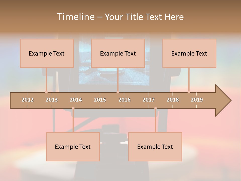Video Camera Viewfinder PowerPoint Template