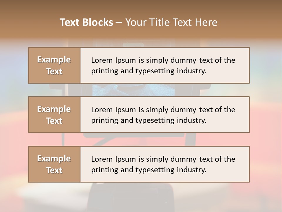 Video Camera Viewfinder PowerPoint Template