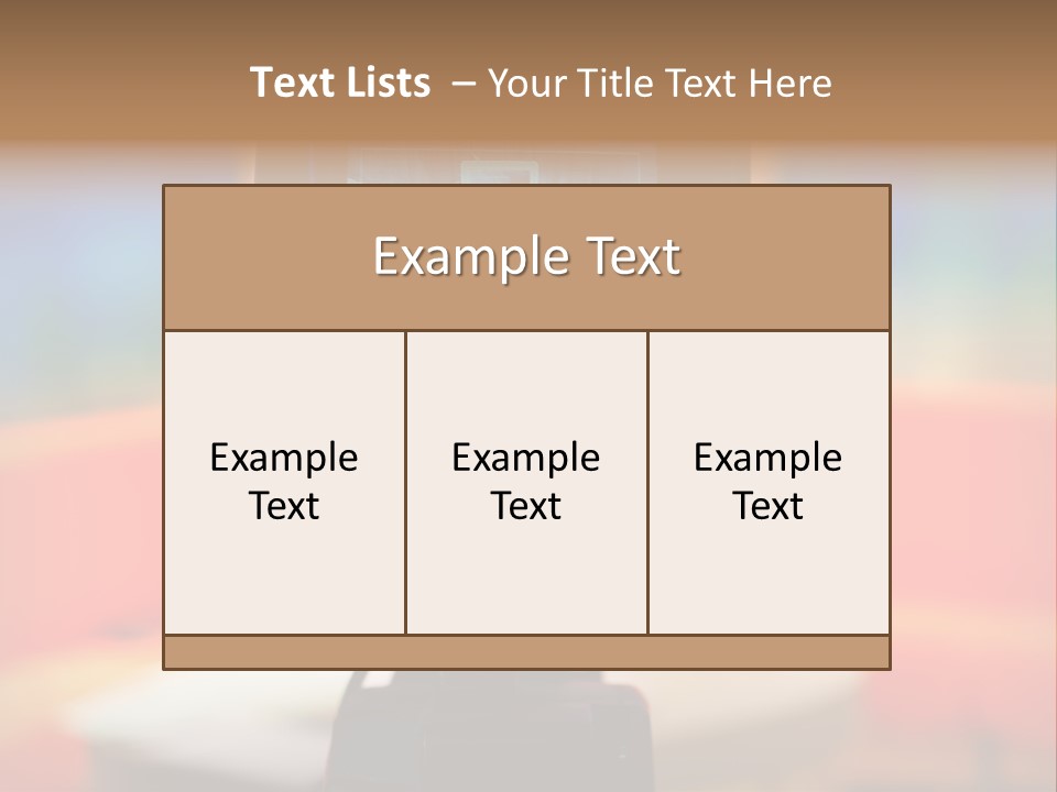 Video Camera Viewfinder PowerPoint Template