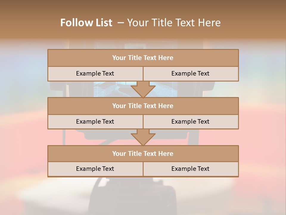 Video Camera Viewfinder PowerPoint Template