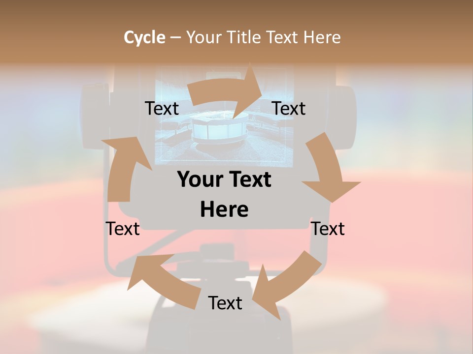 Video Camera Viewfinder PowerPoint Template