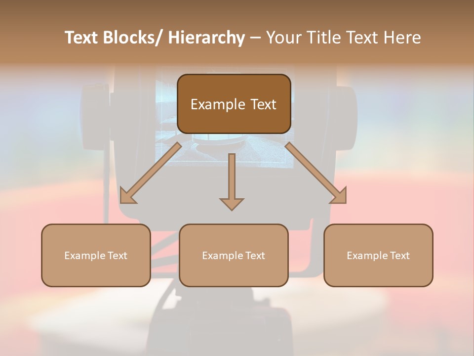 Video Camera Viewfinder PowerPoint Template