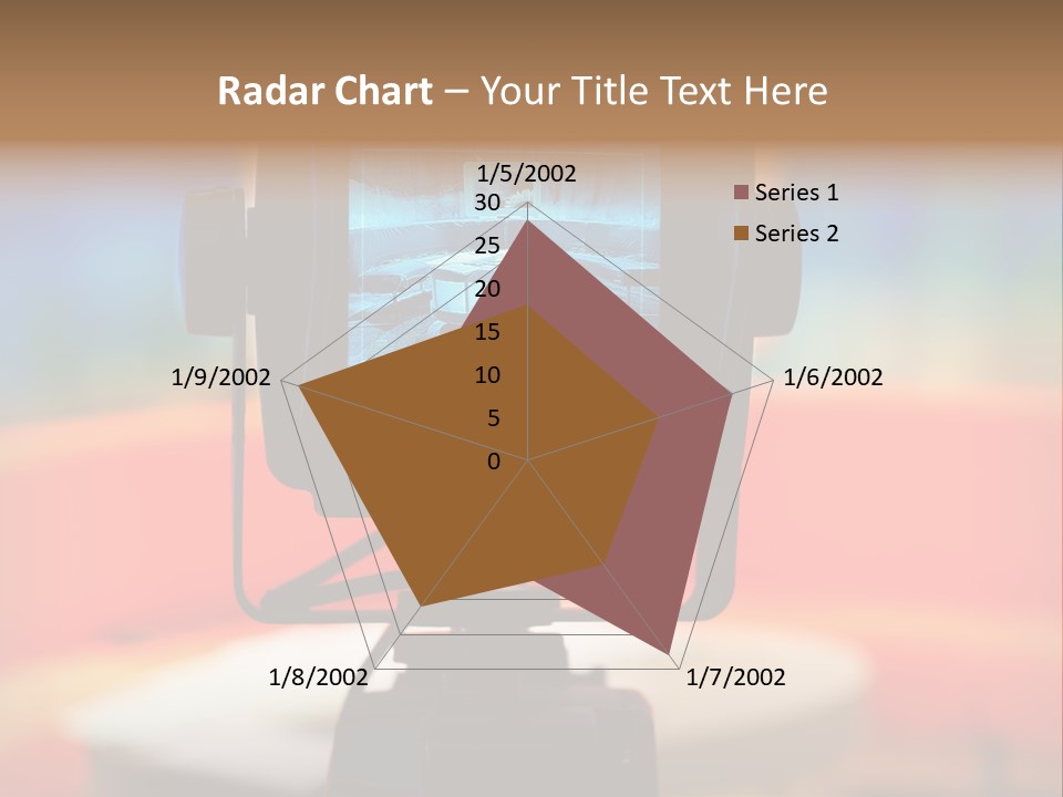 Video Camera Viewfinder PowerPoint Template