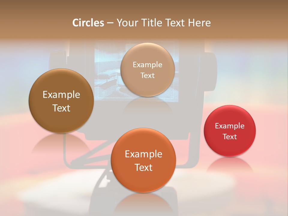 Video Camera Viewfinder PowerPoint Template