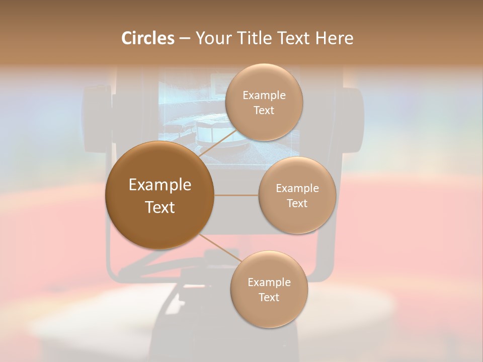 Video Camera Viewfinder PowerPoint Template