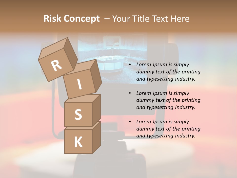 Video Camera Viewfinder PowerPoint Template