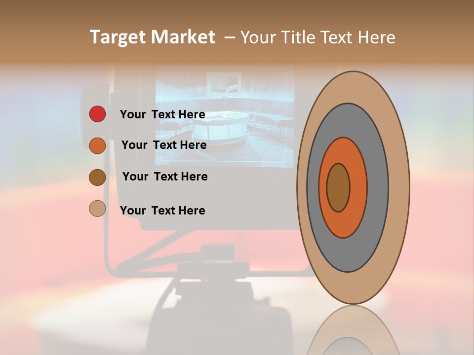 Video Camera Viewfinder PowerPoint Template