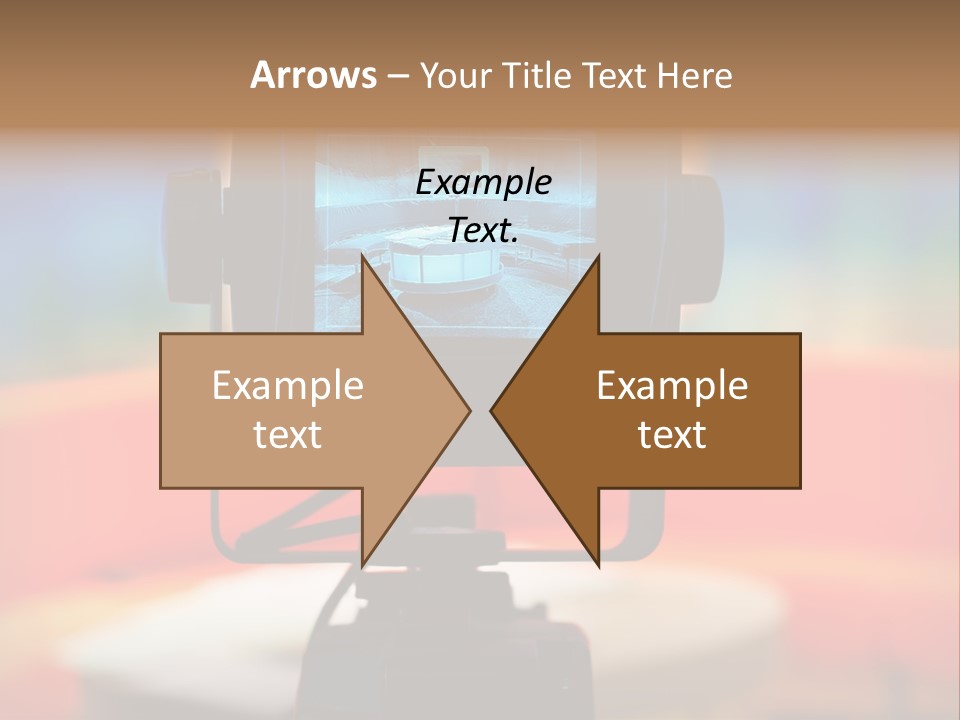 Video Camera Viewfinder PowerPoint Template