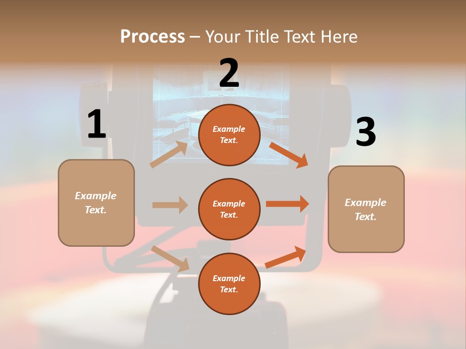 Video Camera Viewfinder PowerPoint Template